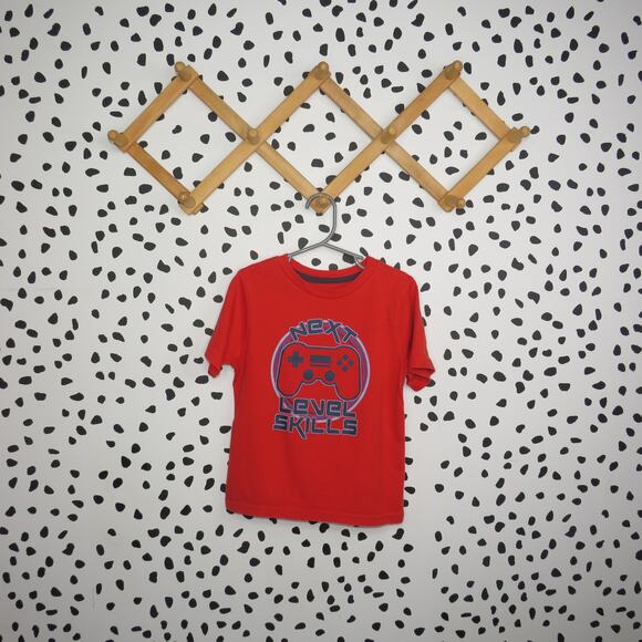 Thereabouts Red Gamer Next Level Skills Boys Graphic T-Shirt - Picture 1 of 5